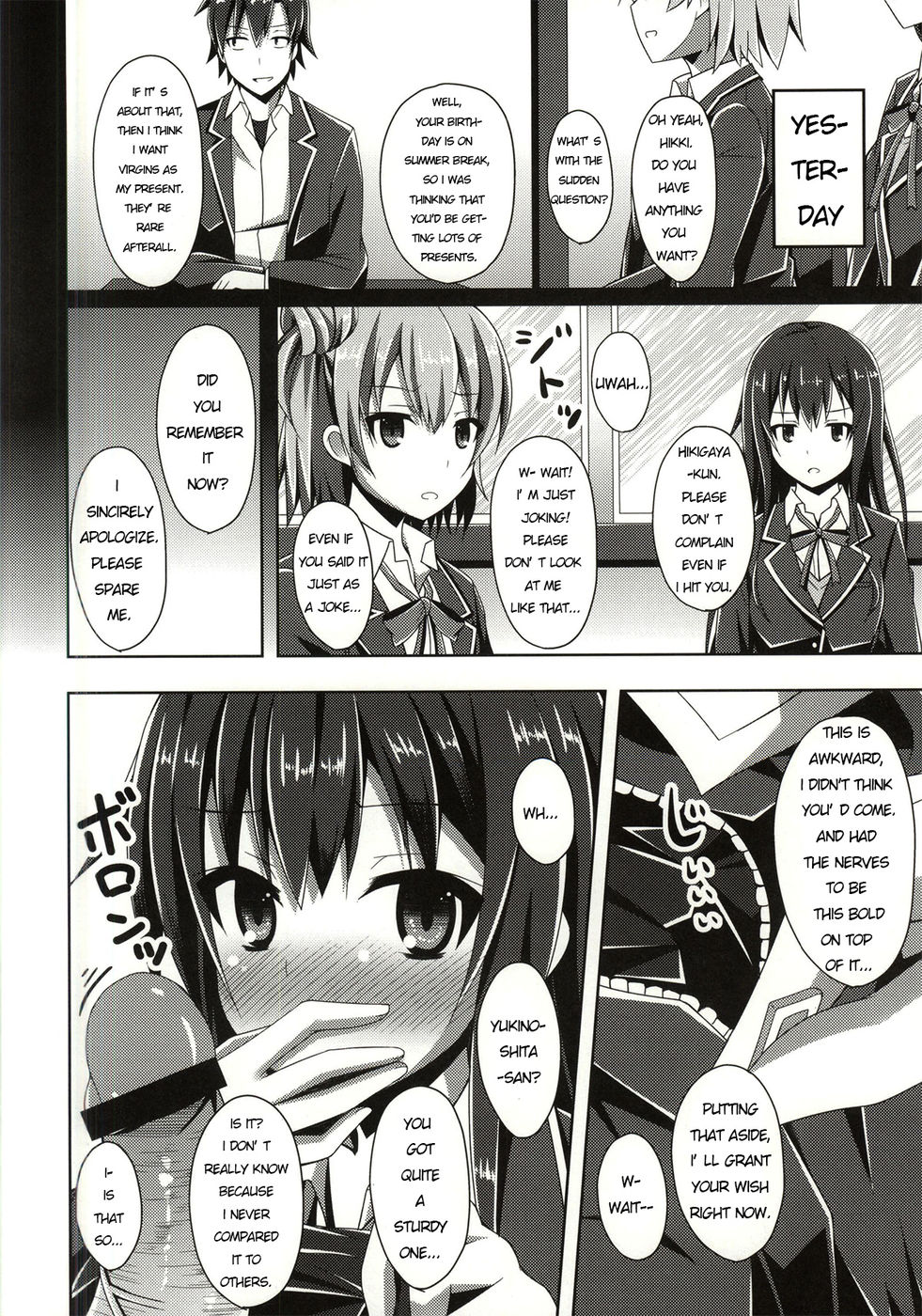 Hentai Manga Comic-Even so, Hikigaya Hachiman is far off from being a Riajuu-Read-3